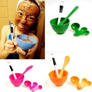 BỘ BÁT TRỘN ĐẮP MẶT NẠ 4in1