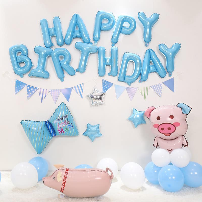 (HOT DEAL) bộ bóng bay trang trí sinh nhật, thôi nôi Ms05