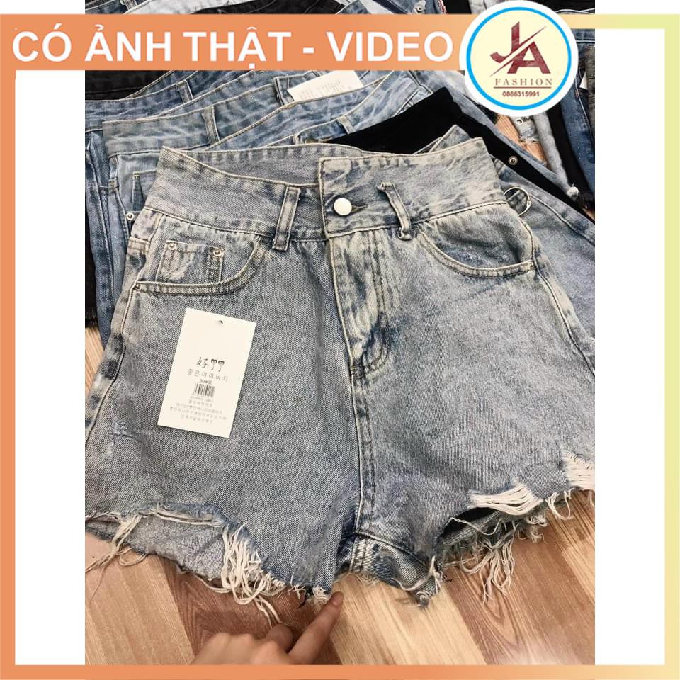 Quần đùi Jean nữ siêu mát không chọn mẫu ,quần short ngắn rách phong cách cá tính JASHOP