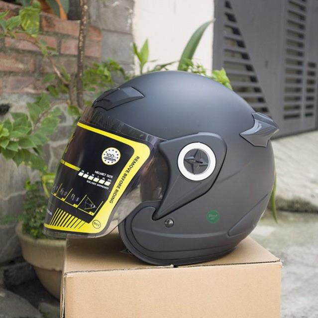 Mũ Bảo Hiểm ASIA M168, Nón Bảo Hiểm có Kính Khói Đi Ban Đêm Và Ban Ngày Đều Được - ASA HELMETS