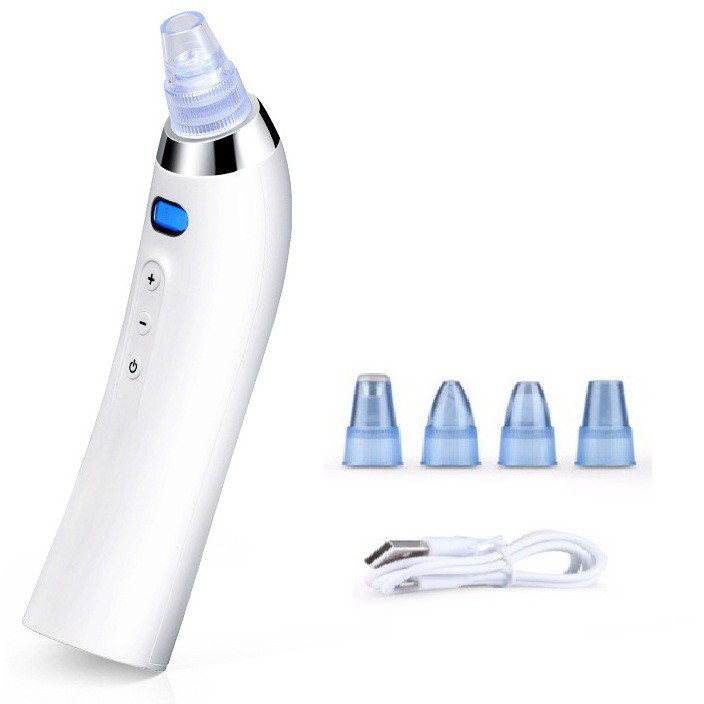 Máy hút mụn cám,dầu thừa Comedo 5 tốc độ hút kèm 4 đầu PHIÊN BẢN MỚI