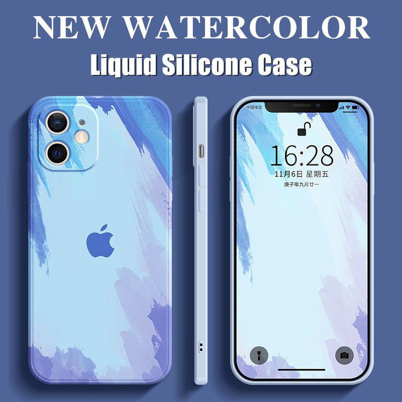 Ốp lưng iphone Color Mojito cạnh vuông BVC 5s/6/6plus/6s/6splus/7/7plus/8/8plus/x/xr/xs/11/12/pro/max/plus/promax/mini