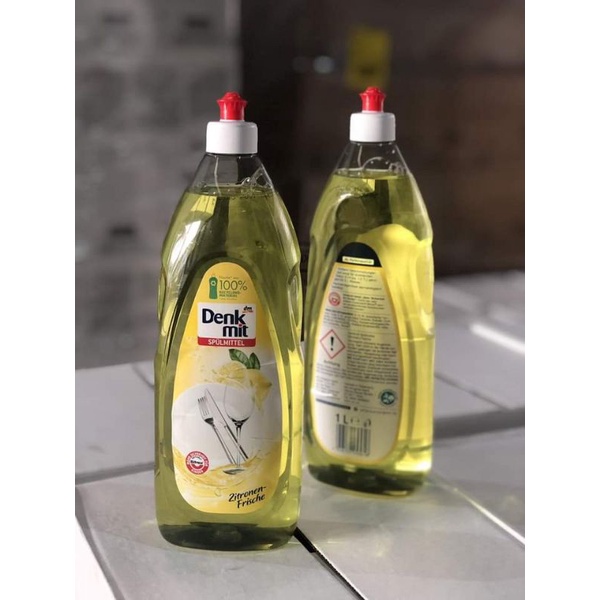 Nước rửa bát Denkmit Hương chanh Zitronen-Frische dung tích 1000ml