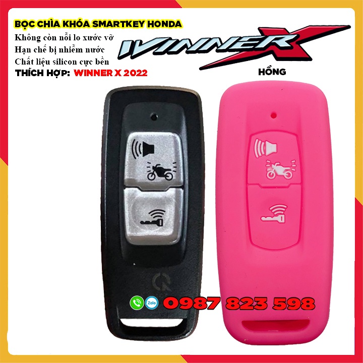 [Mã LIFEAU5SALE giảm 20k đơn 50k] Bọc Chìa Khoá Smartkey Winner X 2022 - Bọc Chìa Winner X V3