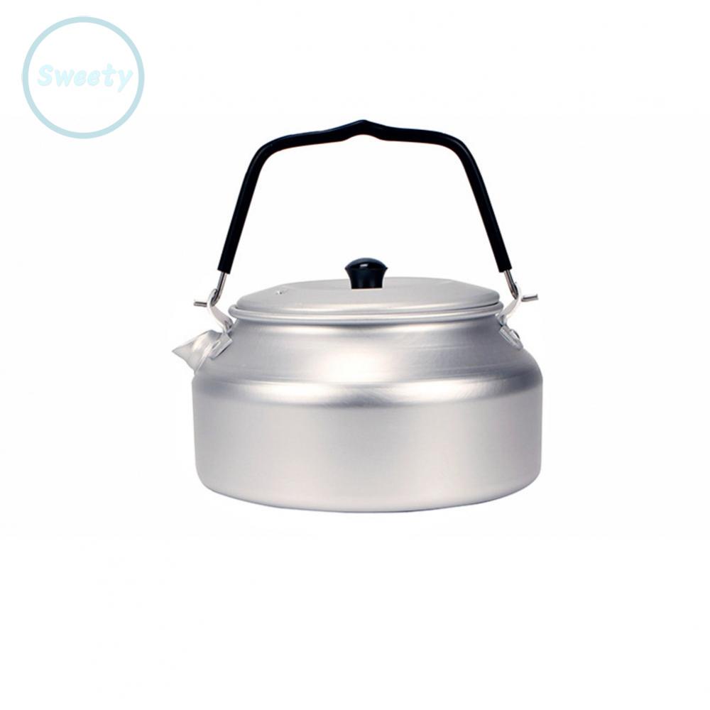 SWTDRM- ~0.9L Stainless Steel Kettle Outdoor Camping Cooking Kettle/extension Mouth Kit-【Sweetdream】