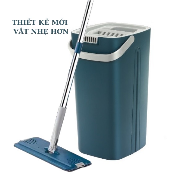 Cây lau nhà tự vắt, bộ lau nhà thông minh tự vắt Losaka - X5 ,cây lau nhà thông minh VẮT RẤT NHẸ, không bị mút chặt
