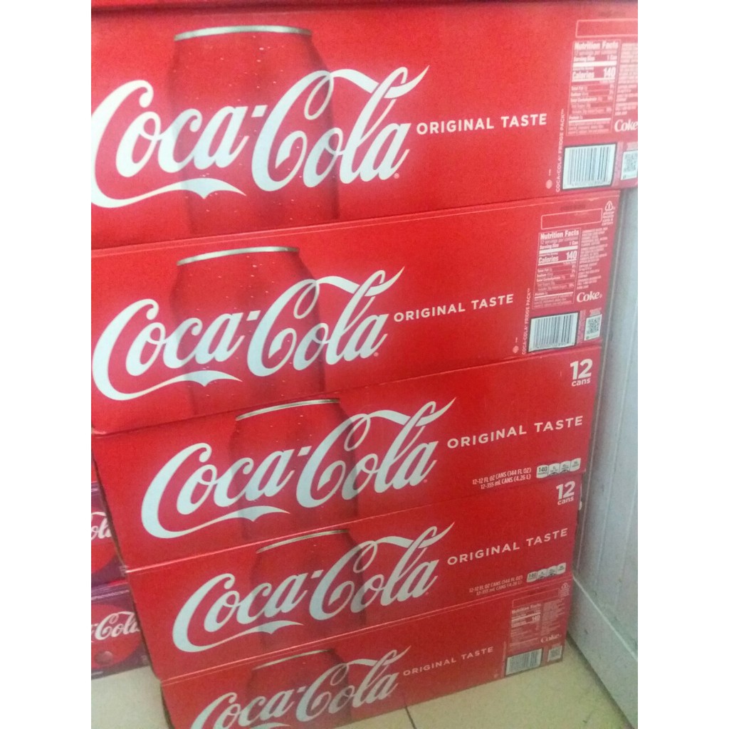Nước ngọt Coca-Cola Mỹ original taste/Cherry/Welchs nho 12 lon 335ml: hsd:11-2021