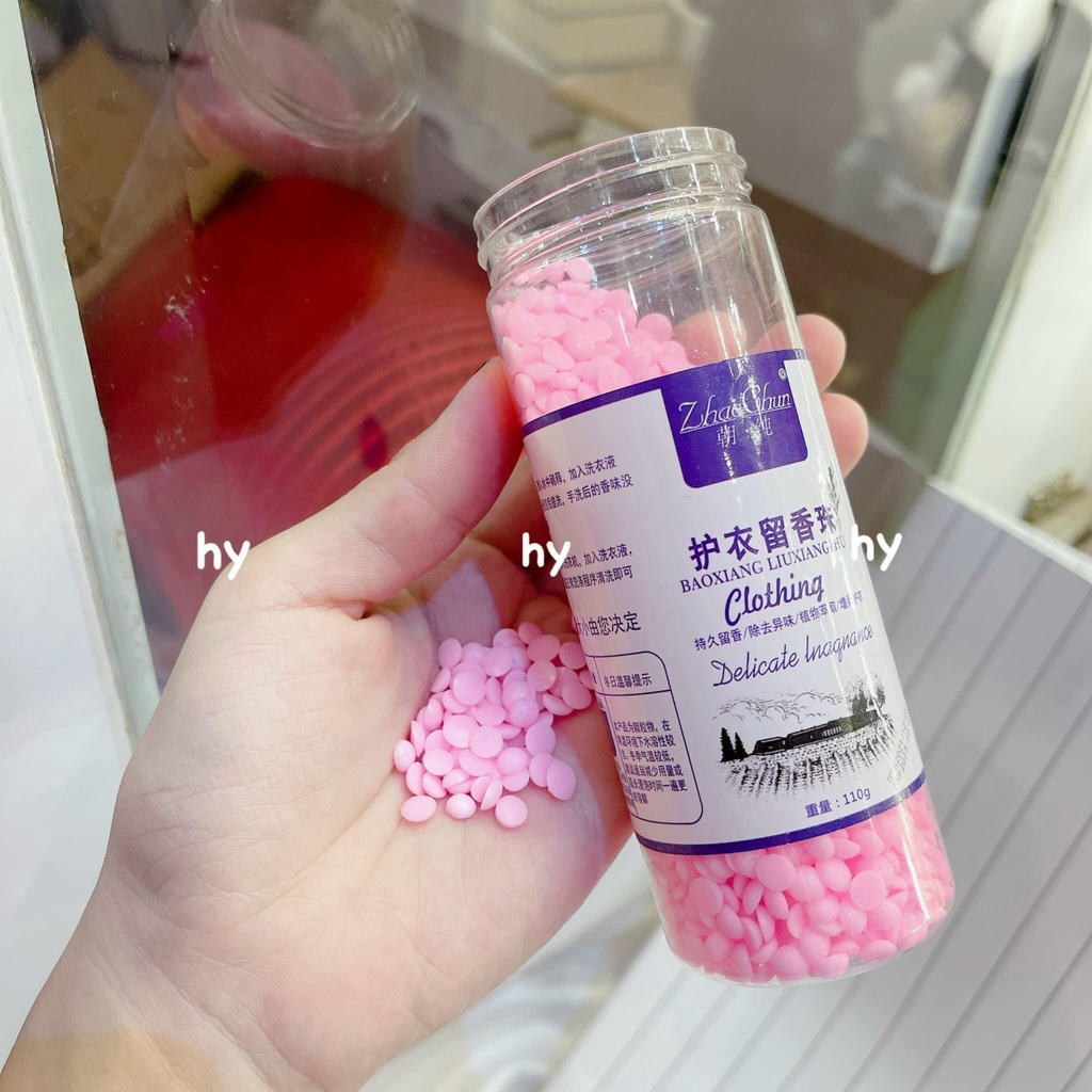 Viên xả thơm quần áo nội địa trung - hạt xả thơm màm mềm vải, mùi thơm thoải mái