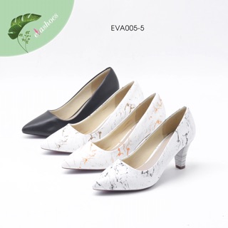 Giày Cao Gót Công Sở Evashoes - Eva005-5(Màu Đen, vân cam, vân đen,vân nâu)