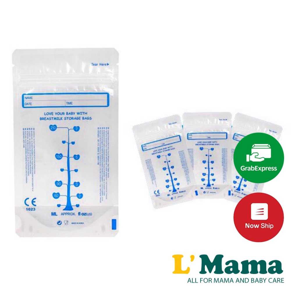 Hộp 30 Túi Đựng Trữ Sữa Mẹ Unimom Compact Không Có BPA Dung Tích 210ml