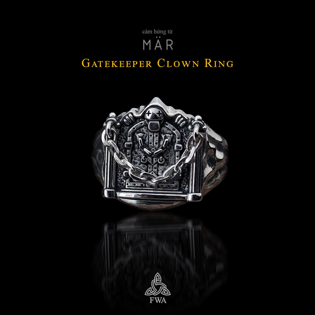 Nhẫn bạc nam FWA Gatekeeper Clown - MAR