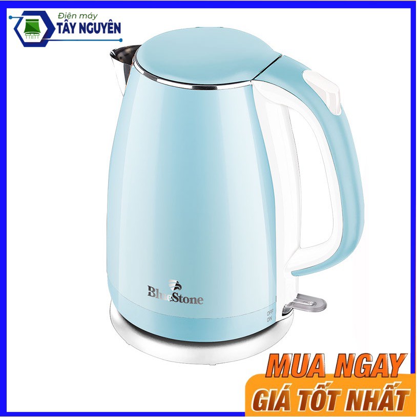 Bình Đun Siêu Tốc 2 Lớp Bluestone KTB-3458 (1.7L-2000W) - Thân nhựa PP ruột inox 304 - Hàng mới