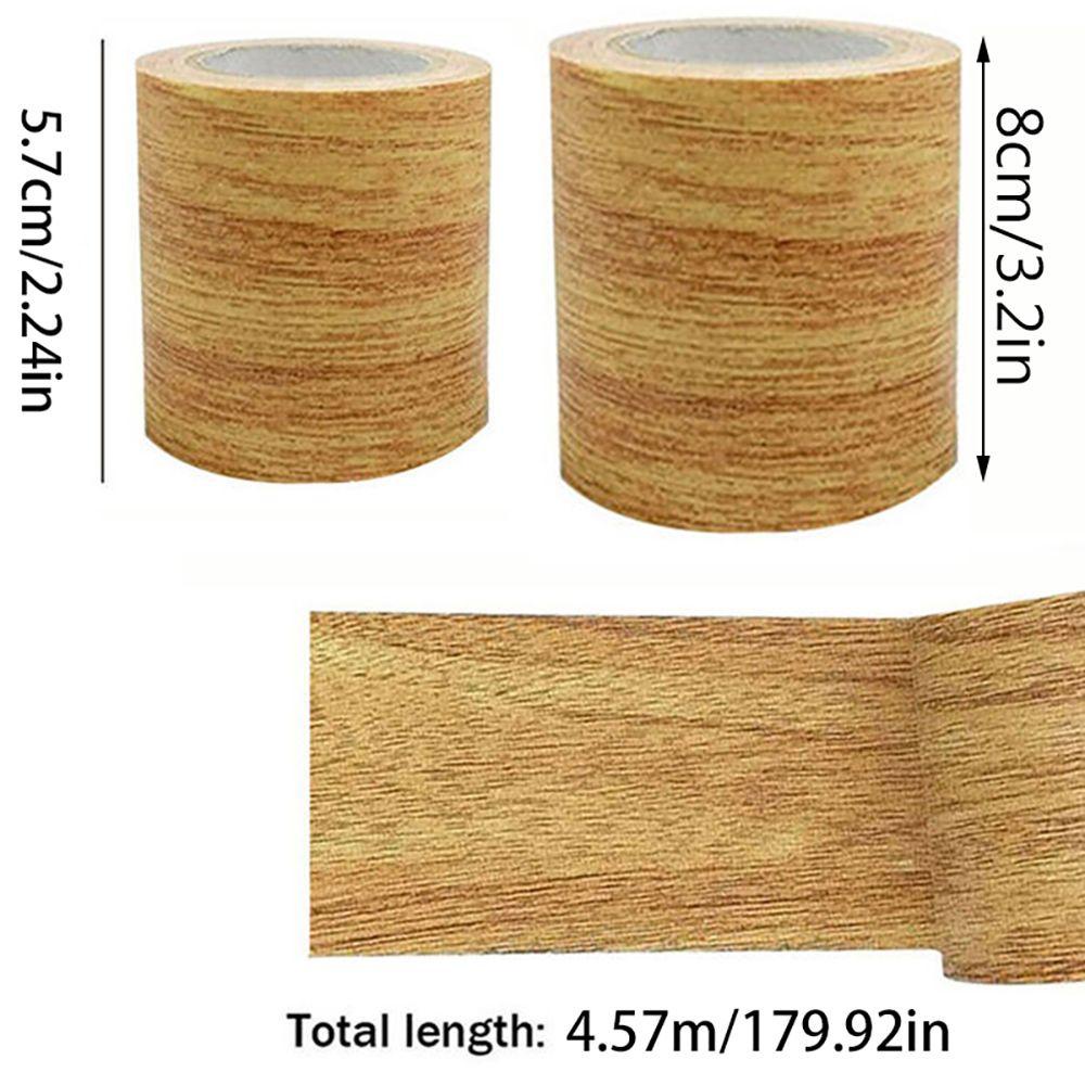 PATRICIA Cuộn Nhãn Dán Sàn Nhà Họa Tiết Vân Gỗ Nhiều Màu Sắc Kích Thước 4.75M