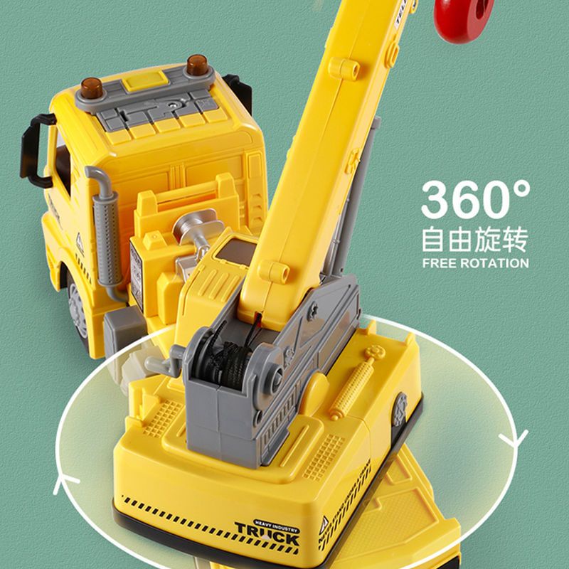 Xe Cần Cẩu Đồ Chơi Cỡ Lớn Có Nhạc Cho Trẻ Em