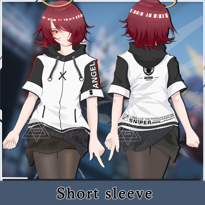 Áo khoác hoodie tay dài hóa trang nhân vật hoạt hình Arknights EXUSIAI mới | BigBuy360 - bigbuy360.vn