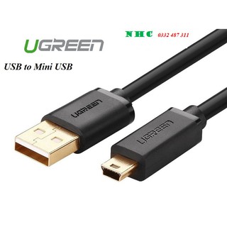 Cáp USB 2.0 to USB Mini 3m mạ vàng Chính hãng Ugreen 10386