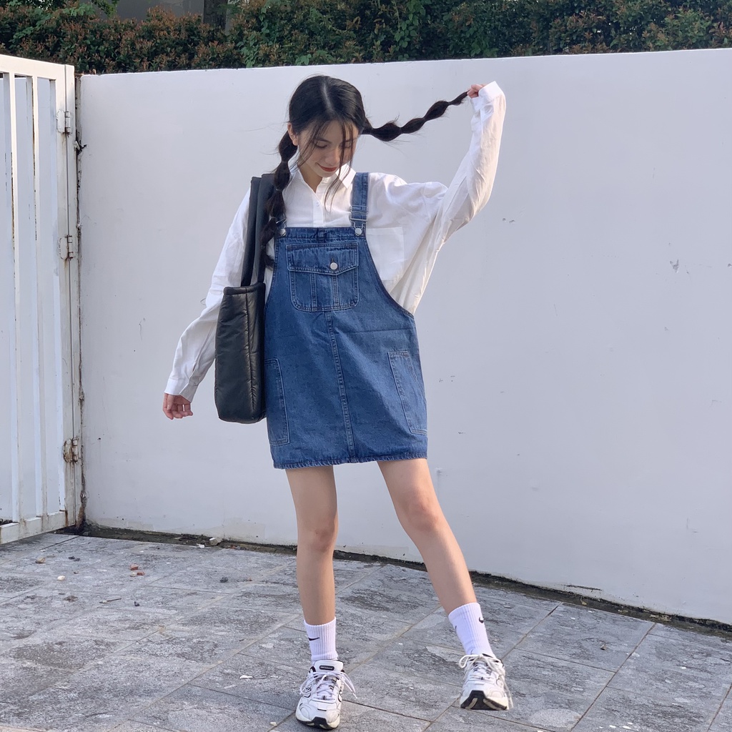 yếm jeans nữ LOLLIE STUDIO YA108 YA110 dáng váy