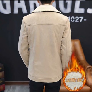 ÁO KHOÁC DA LỘN LÓT LÔNG CỪU