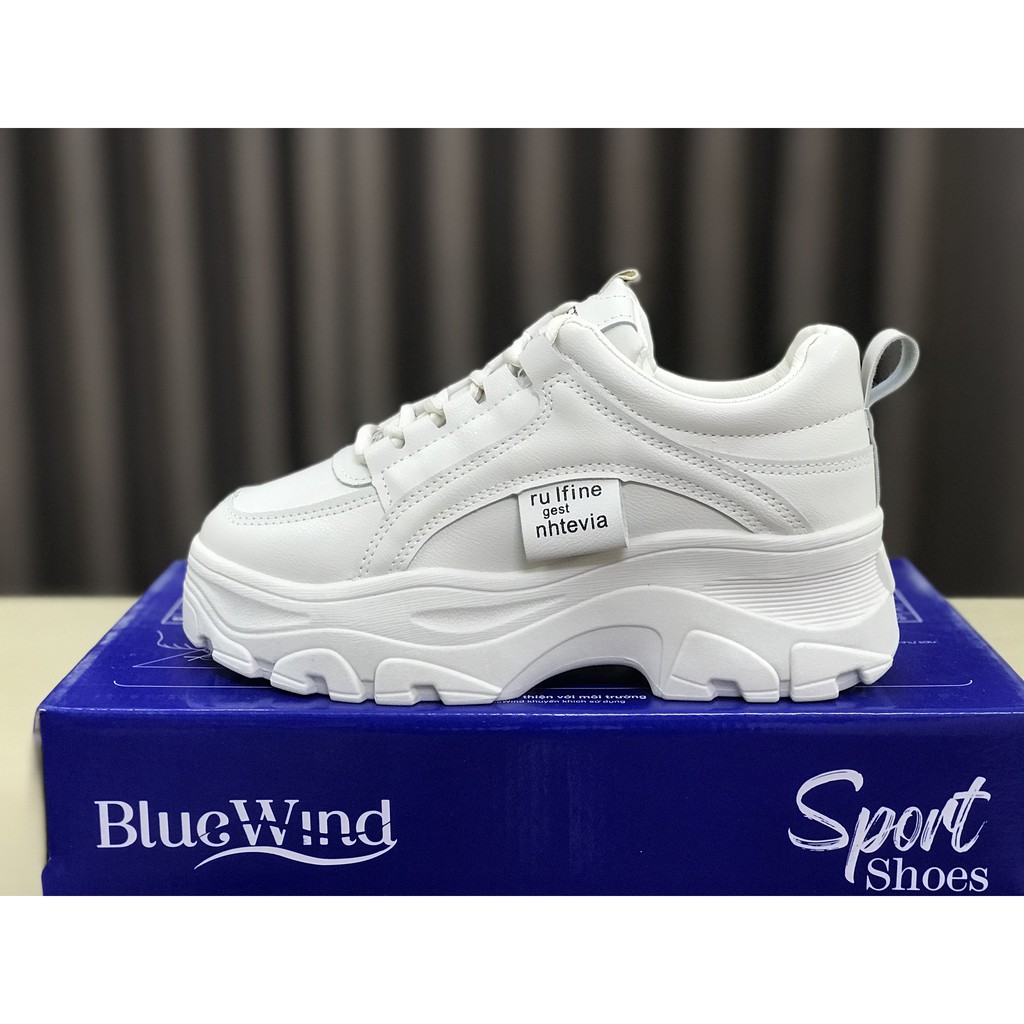 Giày Thể Thao Nữ Đế Cao Tôn Dáng Chất Liệu Da Mềm BLUEWIND 68426 | BigBuy360 - bigbuy360.vn