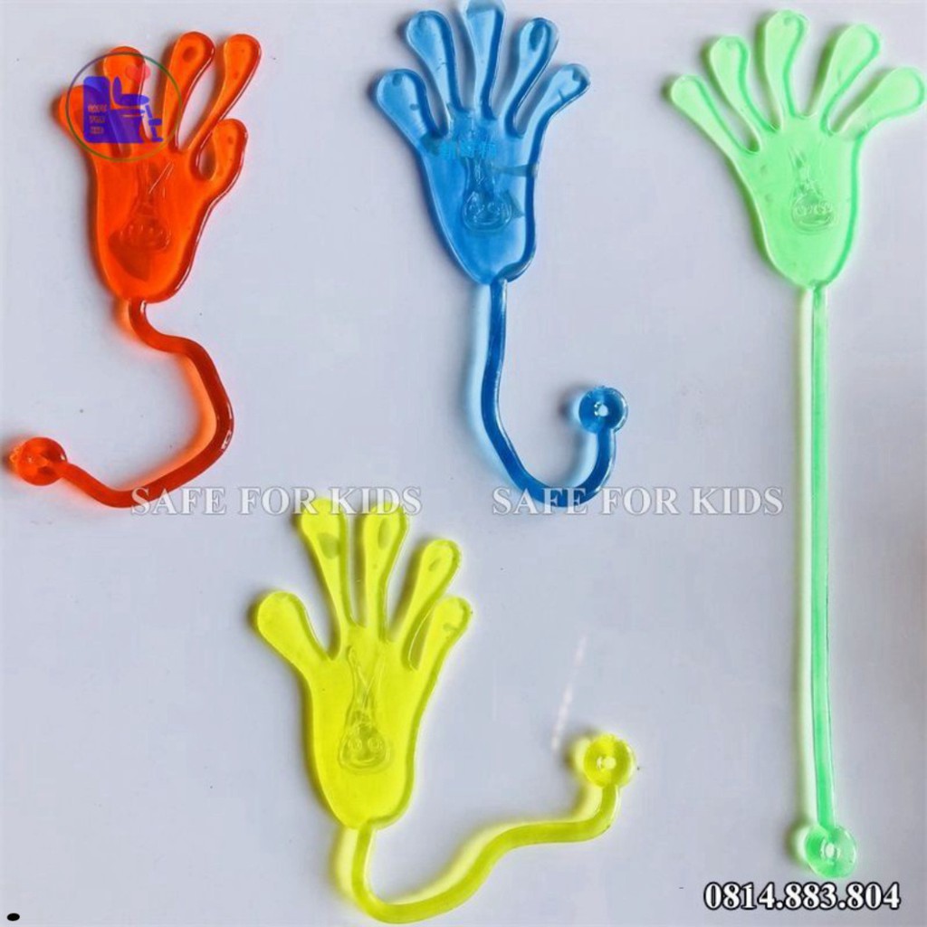 Đồ Chơi Độc Lạ - Đồ Chơi Thư Giãn Hình Bàn Tay Cao Su Dính Tường
