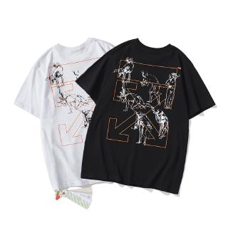 Áo Thun Off White Form Rộng Thời Trang Cao Cấp Cho Nam Nữ