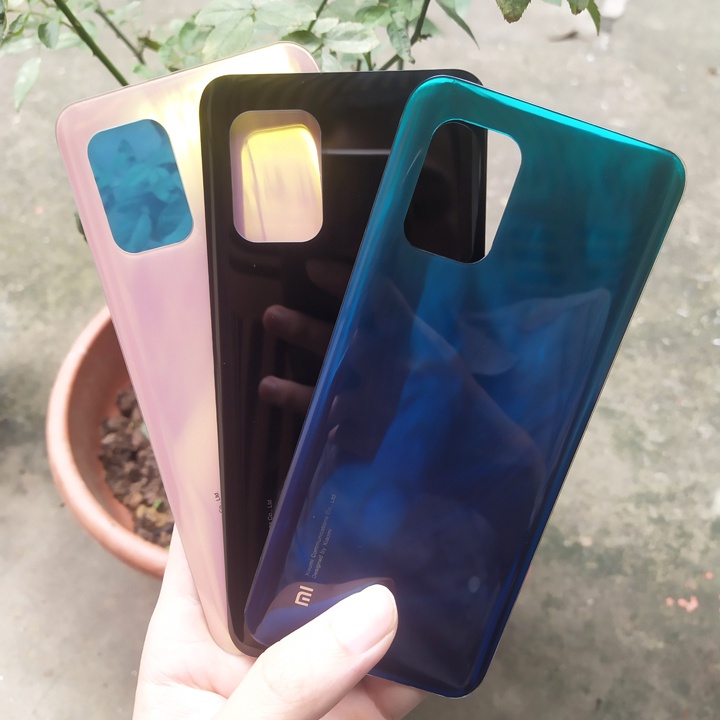 Nắp lưng xiaomi mi 10 lite khít máy, mặt lưng mi 10 lite nhiều màu