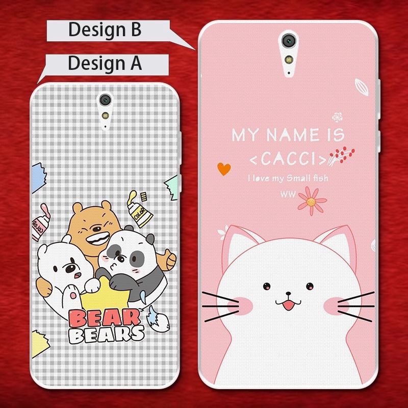 Ốp lưng We Bare Bears dễ thương nhiều mẫu mã cho điện thoại Sony Xperia C3 C5 M4 L1 L2 XA XA1 XA2 Ultra Plus X