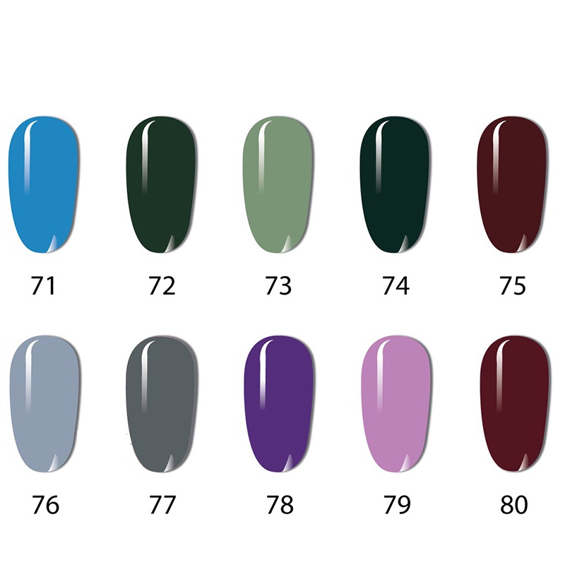 Sơn gel lẻ Habo chai màu xanh 100 màu , sơn móng nail chính hãng cao cấp - 15ml