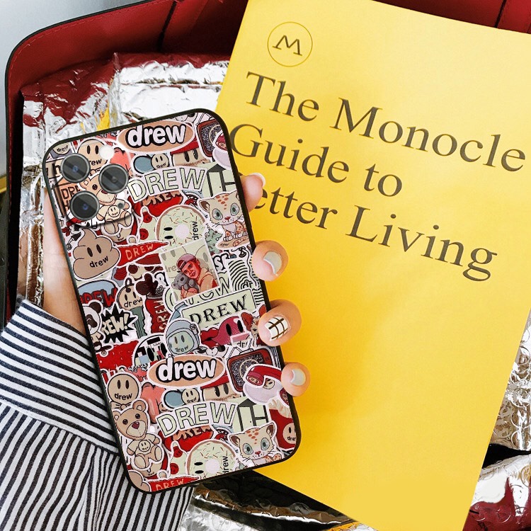 Ốp điện thoại Drew nhám cao cấp cho iphone 13 12 pro max mini 11 pro max X s max 6 s plus 7 8 plus Xr X s max se2020