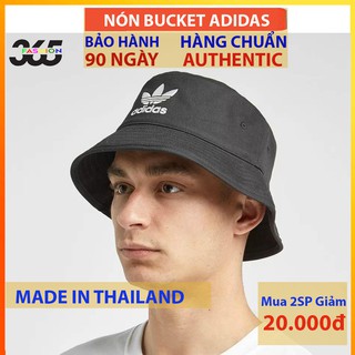 ♥️♥️[Chuẩn Auth] Mũ Nón Bucket Màu Đen Logo Thêu Nổi - Chất Lượng Chính Hãng, Giá Rẻ - Adicolor Bucket Hat Black