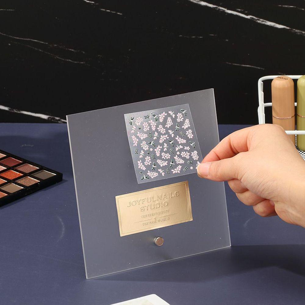 Kệ Trưng Bày Móng Tay Siêu Nhẹ Chuyên Nghiệp Mờ / Matte ​ Bảng Trưng Bày Móng Tay Bằng Acrylic Trong Suốt