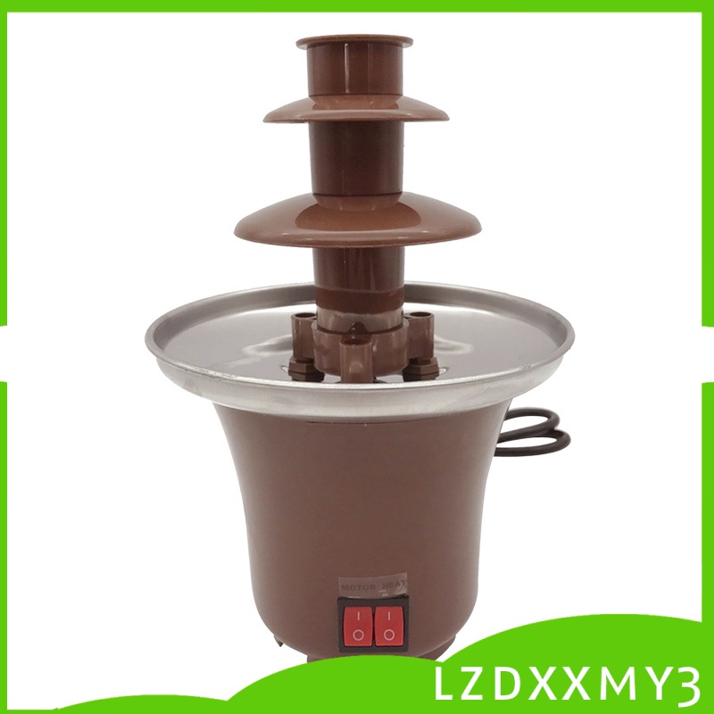 Đài Phun Sô Cô La Nhỏ Gọn Dễ Lắp Ráp 3 Tầng