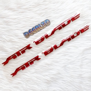 Tem Air Blade 2019 chữ nổi màu đỏ hàng cao cấp siêu bền