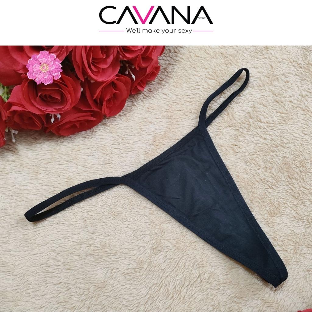 Quần lọt khe nữ, quần lót nữ cao cấp sexy quyến rũ 100% cotton kháng khuẩn trơn Q16 - CAVANA STORE
