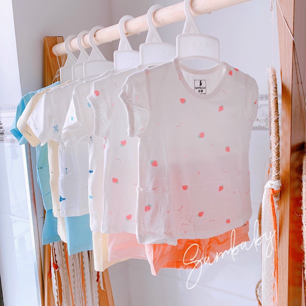 Bambola - bộ cộc tay họa tiết cho bé trai /bé gái