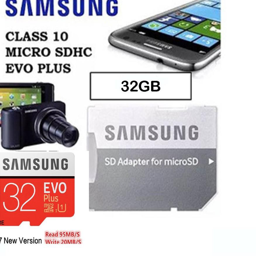 Thẻ Nhớ Samsung Microsdhc Evo Plus 32gb / 95mb / S