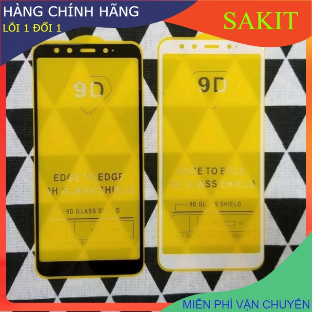 Kính Cường Lực Full Xiaomi Redmi Not 4/ 4x - 5 plus- 5 pro- 6a- 6x/ mi a2- not 6 pro/ a2 lite (tặng giấy lau) 9D.