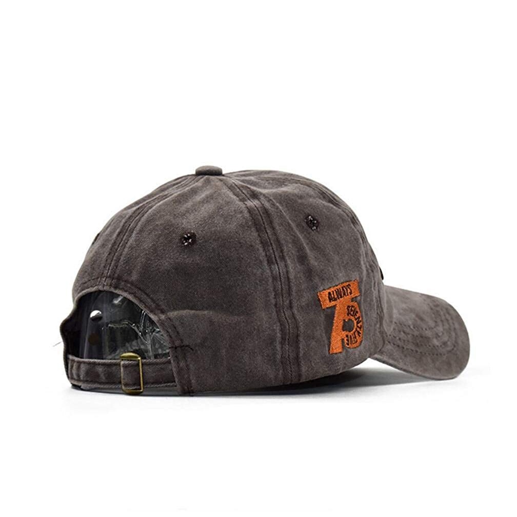 Mũ Lưỡi Trai Cotton Thêu Chữ Always New York City Phong Cách Vintage