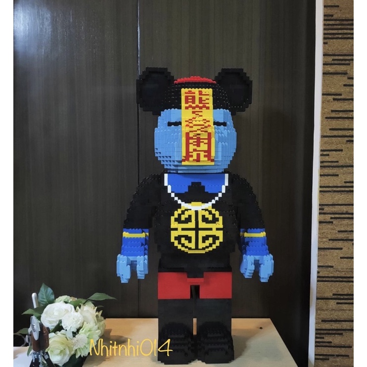 Lego Láp Ráp Bearbrick Cương Thi - Zombie 72cm ( CÓ SẴN ) 👿😈👻