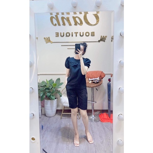 Bộ lửng vải đũi mát nhẹ size 38-80kg