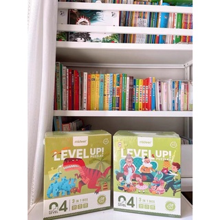 Mideer Xếp hình 3 trong 1 cấp độ 4 - Mideer advanced puzzle Level 4 có 2 chủ đề cho bé từ 4 tuổi