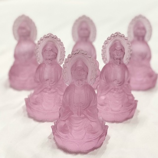 Quan âm lưu ly cao cấp , quan âm lưu ly 2 mặt - cao 10cm