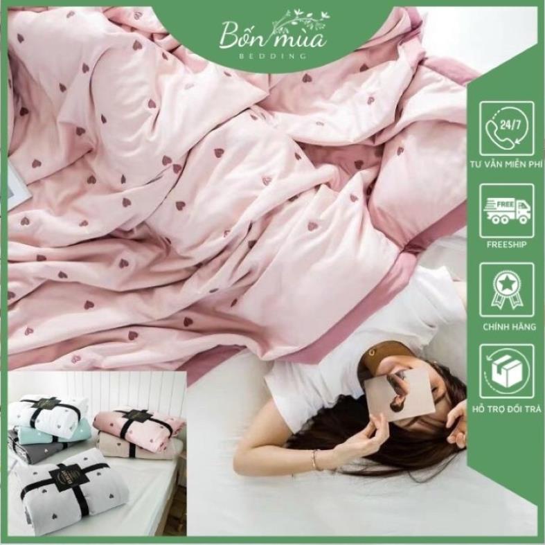 Chất Lụa Better Life Hoạ Tiết Tim Siêu Đẹp, Kích thước 2mx2m3, cân nặng 1,6kg (Hàng nhập khẩu)