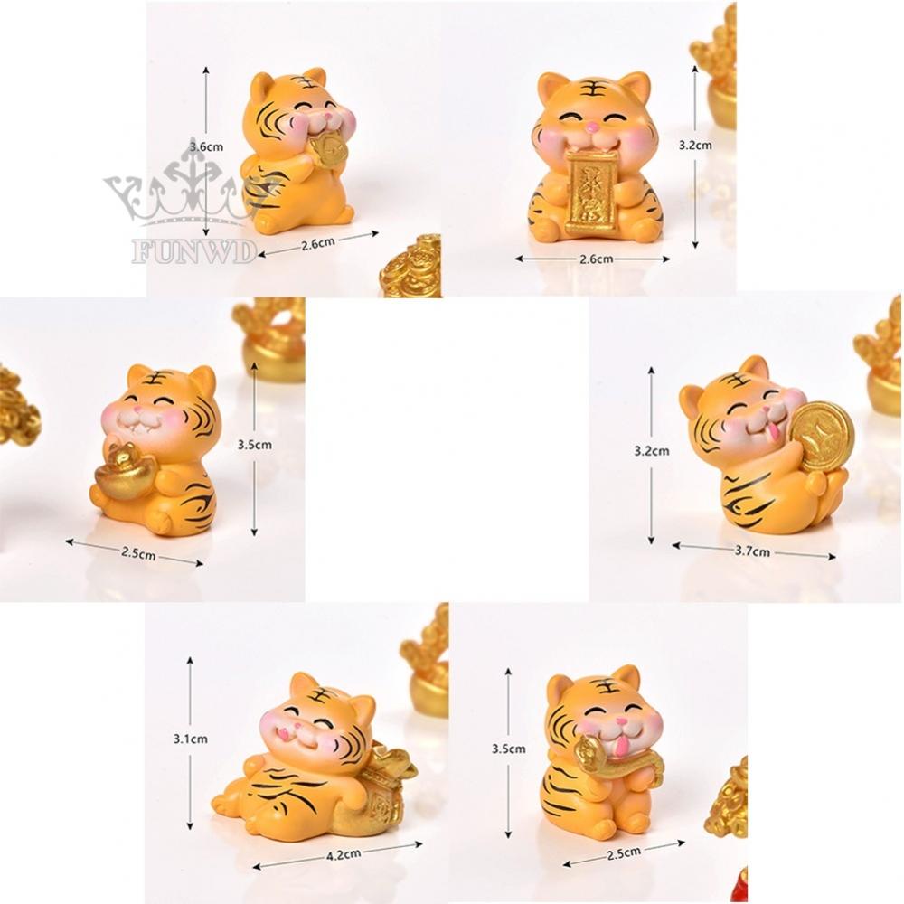 Tượng chú hổ dễ thương trang trí cho năm mới