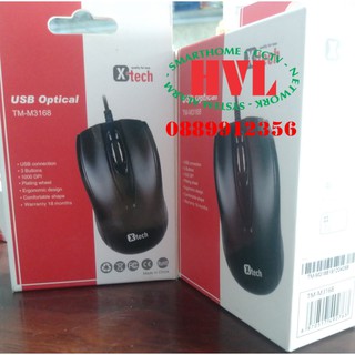 Chuột máy tính x-tech tm-m3168 usb optical