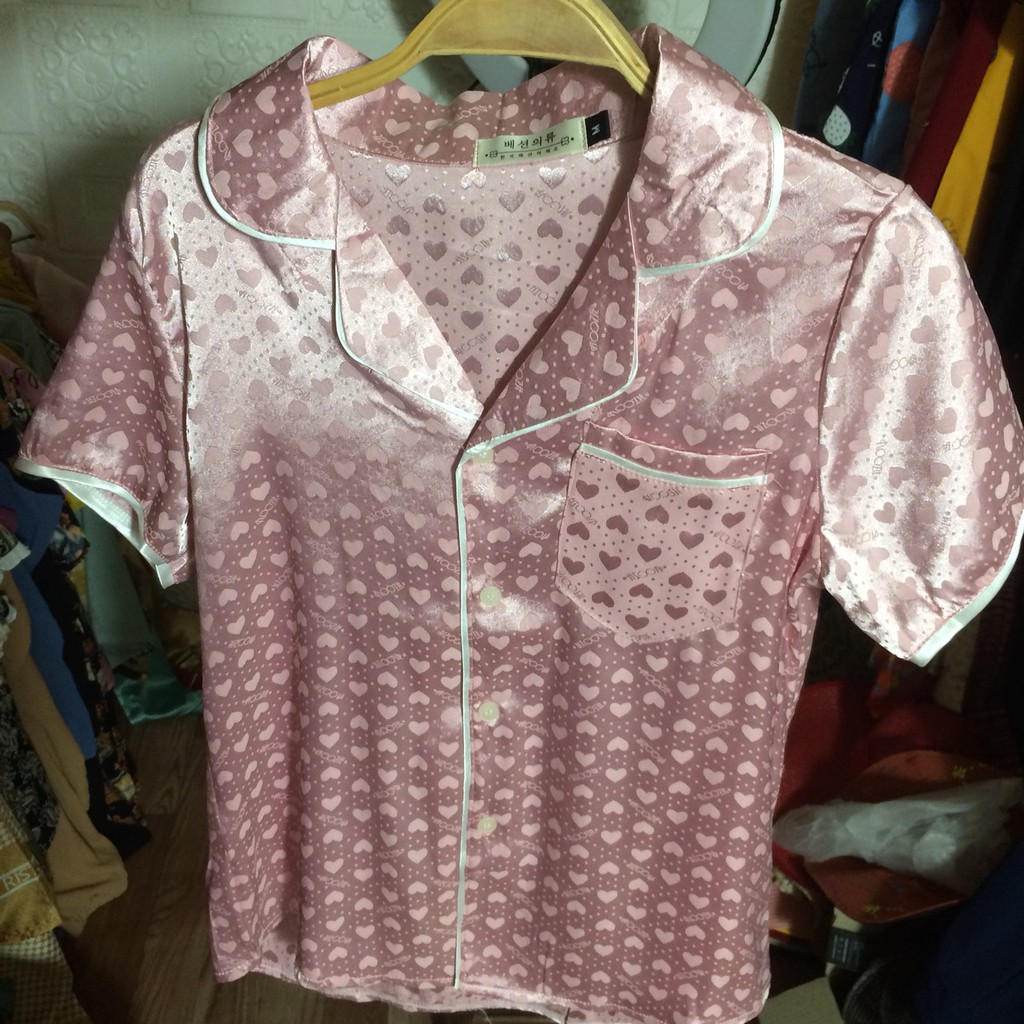 B27 Bộ Pijama Lụa Gấm Quần Lỡ | BigBuy360 - bigbuy360.vn