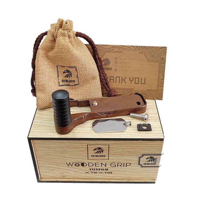 Báng cầm tay Handgrip gỗ Cenlord cho Fujiffilm XT1, XT2, XPro2, XT10, XT20