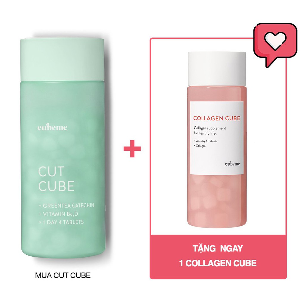 [CUBEME | Cut Cube CẢI TIẾN] Viên Uống Hỗ Trợ Giảm Cân Hàn Quốc