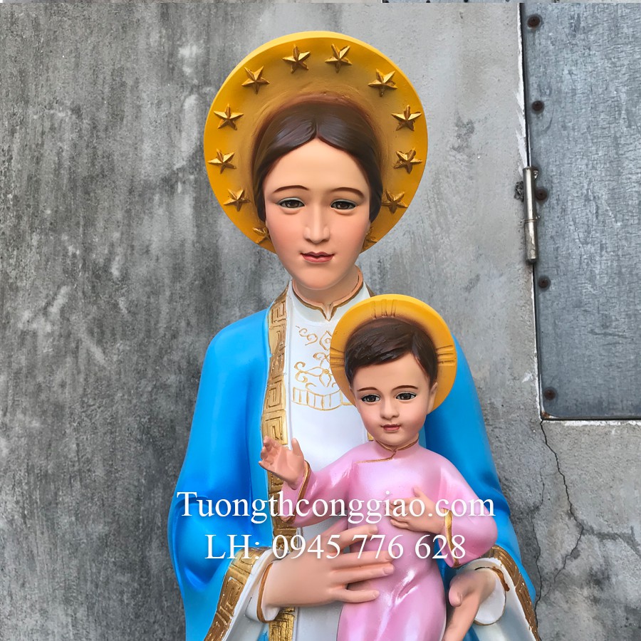 Tượng Đức Mẹ La Vang Việt Nam 120cm