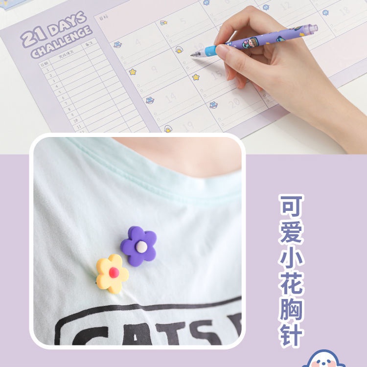 Set sổ tay in hình hoạt hình dễ thương phong cách Hàn Quốc